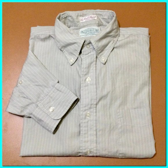 2 Vtg Dress Shirts, sz 16/34-35 - Picture 5 of 9